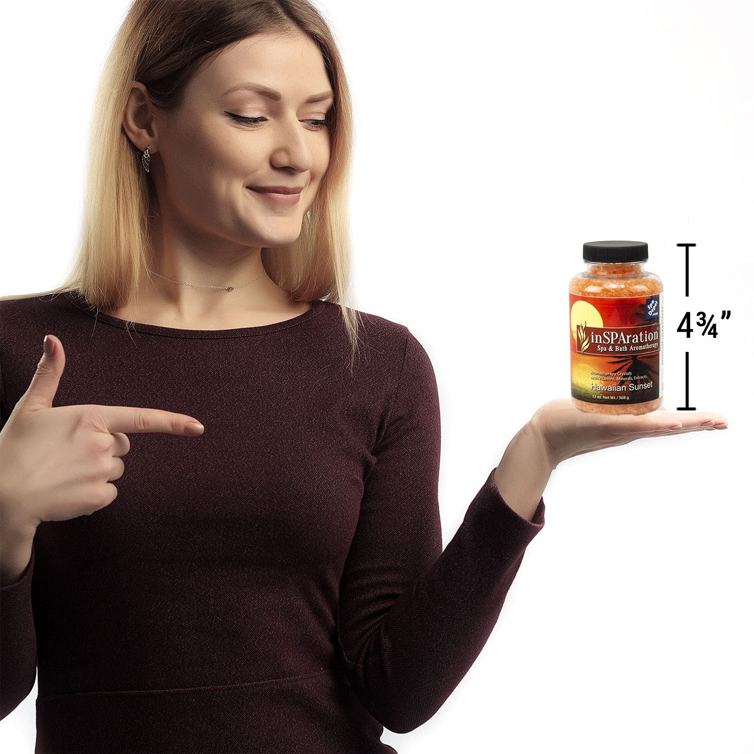 inSPAration Hawaiian Sunset Aromatherapy Crystals for Spa, Hot Tub & Bath 13 oz. - Image 3