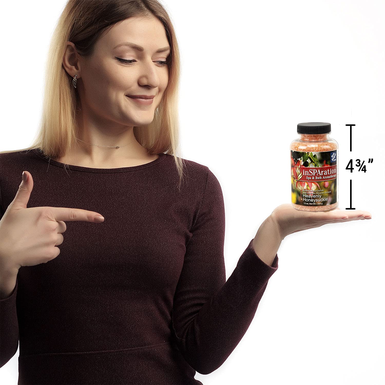 inSPAration Heavenly Honeysuckle Aromatherapy Crystals for Spa, Hot Tub & Bath 13 oz. - Image 3