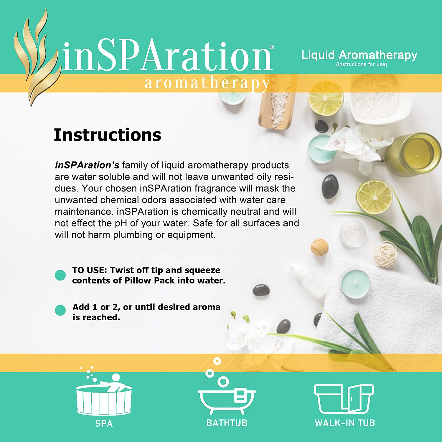 inSPAration Hot Tub Spa & Bath Aromatherapy Pods - 15 Scents Sampler - Image 4